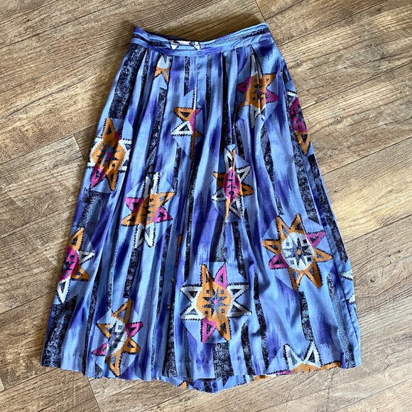 In GroupLTD Vintage wide leg trouser culotte pants - Picture 2 of 7